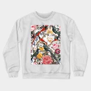 Floral and Birds XXXV Crewneck Sweatshirt